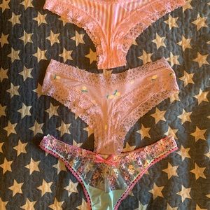 Beautiful sexy panties and thong.